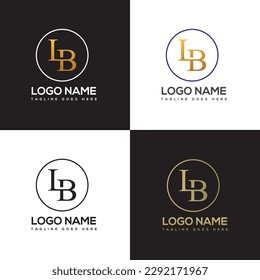 LB Letters Logo Design Vector 