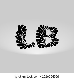 LB Logo, Decorative, Romantic