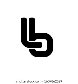 lb logo design simple modern template