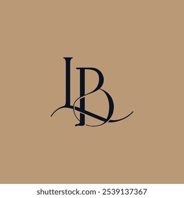 Lb logo design. Vector illustration.