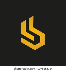 LB logo design vector sign