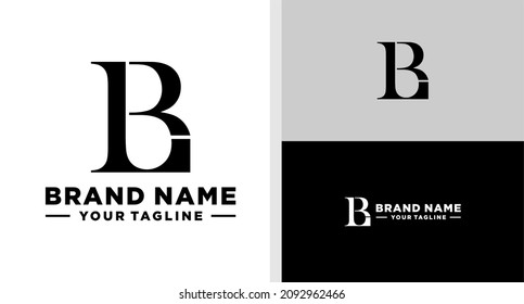 LB LOGO MONOGRAM ELEGANCE LUXURY EDITABLE