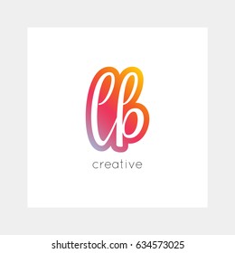 LB logo, vector. Useful as branding, app icon, alphabet combination, clip-art.