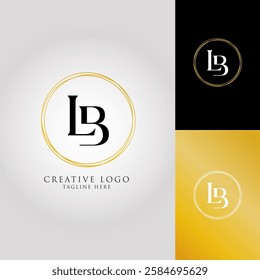 LB monogram Logo Design, vector