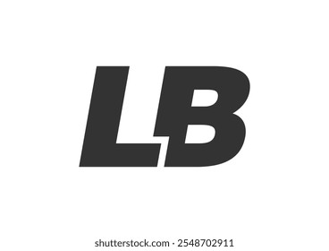 LB Techno Editable Font Logo For Corporate Branding. Bold, Futuristic Design With Unique Typographic Ideas. Minimal Custom Type And Dynamic Letter Variations For Promotion, Printing, And Book Titles