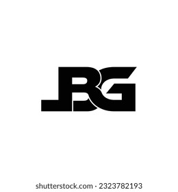 LBG letter monogram logo design vector