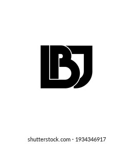 lbj letter original monogram logo design