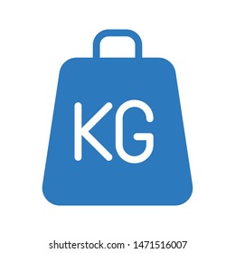 lbs glyph colour vector icon