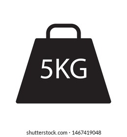 lbs glyph flat vector icon