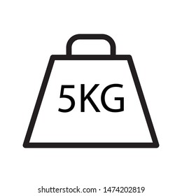lbs thin line vector icon