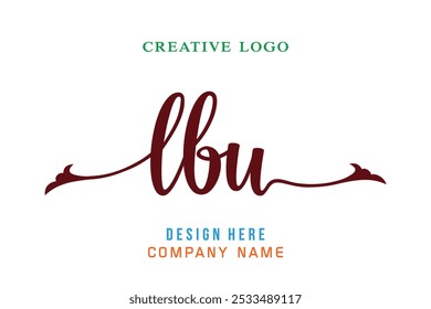 LBU  lettering logo is simple, easy to understand and authoritative