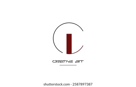 LC, CL, L, C abstract letters logo monogram