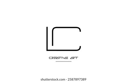 LC, CL, L, C abstract letters logo monogram