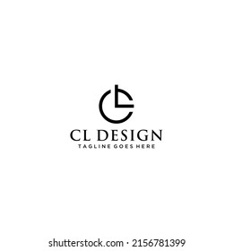 LC, CL Logo Sign Design