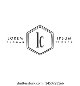 LC Initial beauty monogram logo vector