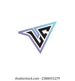 Coole Logokombination aus LC-Buchstaben oder Logo für Spiele als inspirierendes Design