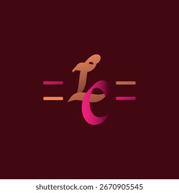 LC Letter Initial Logo Design Template Vector Illustration