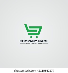 LC Letter Logo, Online Shopping Logo, L letter shop logo vector