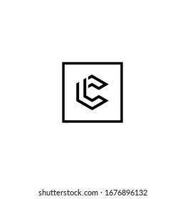 LC letter logo vector icon template