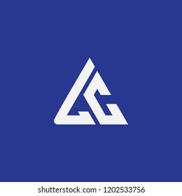 Lc Triangle Logo Initial