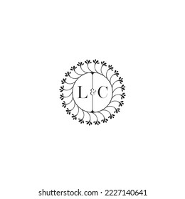 LC wedding concept floral in high quality professional design that will print well across any print media