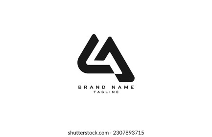 LCA, ALC, CA, AC, LA, AL, Abstract Anfangsbuchstaben Buchstaben-Logo-Design