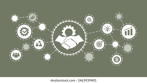 LCA Life Cycle Assessment concept LCA icon for assessing environmental impacts associated with products in the ISO LCA value chain