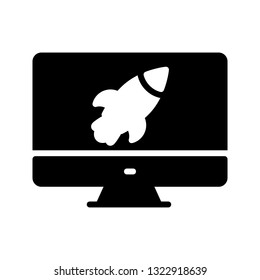 LCD boost glyph icon 
