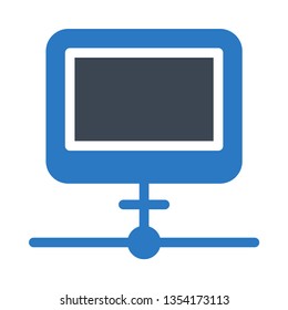 LCD glyph double color