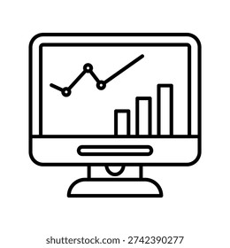 Lcd Growth Editable and fully layered vector icon