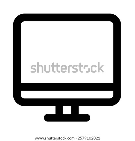 LCD Icon in Line Style