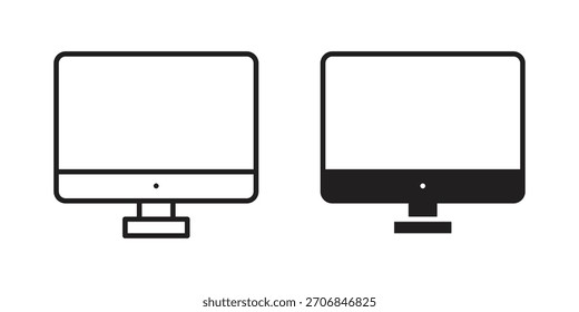 LCD icon symbol for logo, web, app designs.