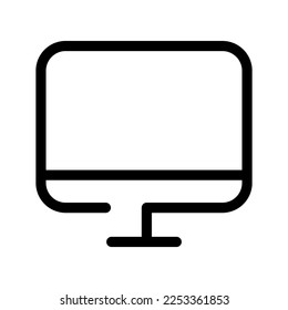 Lcd Icon Vector Symbol Design Illustration