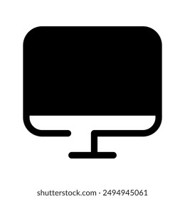 Lcd Icon Vector Symbol Design Illustration
