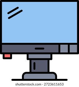 Lcd Nuevo Vector De Diseño De Iconos Creativos