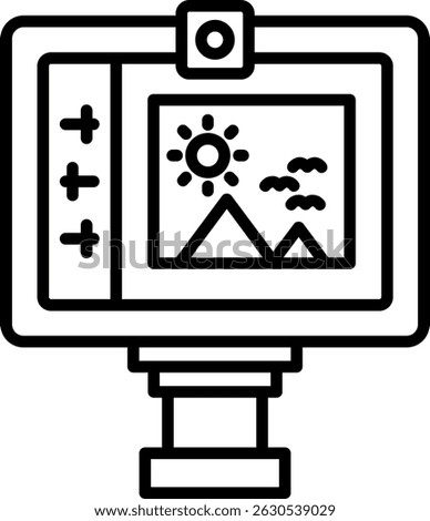 Lcd New Creative Icon Design Vector