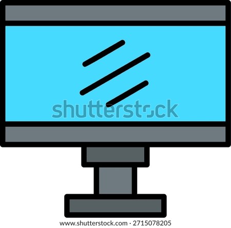 Lcd New Icons Design Vector
