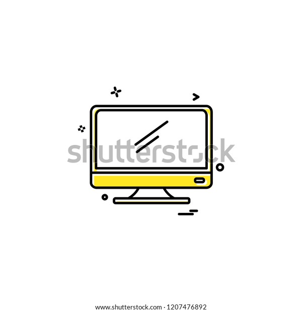 lcd screen icon\
vector