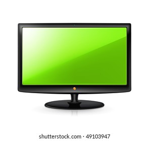 LCD screen, vector