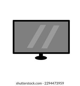 Lcd Television screen vector illustration 