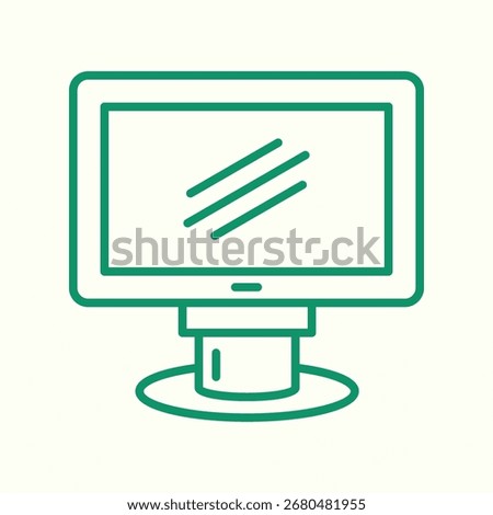 LCD trendy delightful design useful creative vector Illustration art colorful background.eps