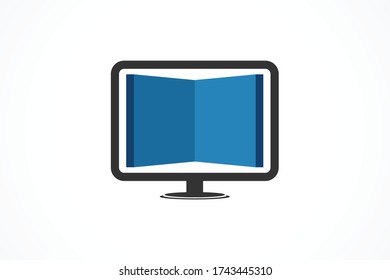 lcd tv dekstop monitor icon logo