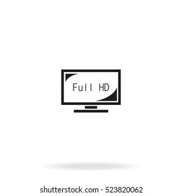 LCD TV FULL HD icon.