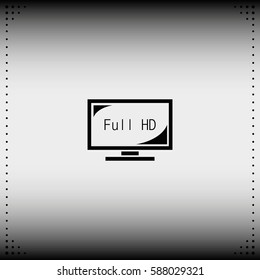 LCD TV FULL HD icon.