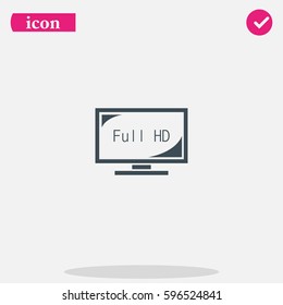 LCD TV FULL HD icon.