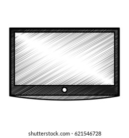 lcd tv isolated icon