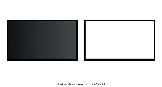  LCD TV screen with blank screen