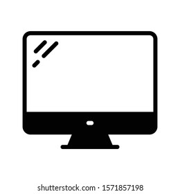 LCD vector  glyph flat  icon 