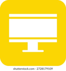 LCD Vector Icon Design Illustration