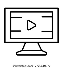 LCD Vector Icon Design Trendy